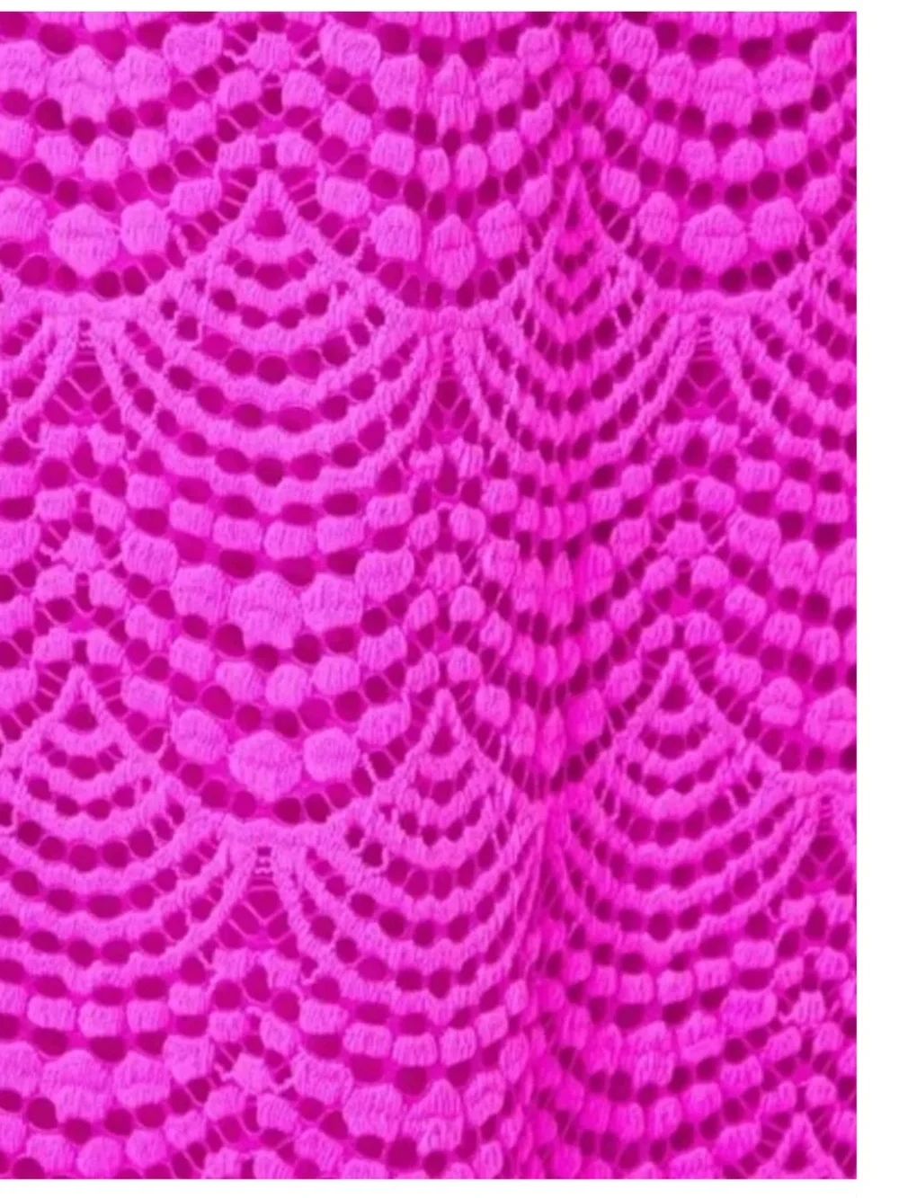 Lily Pulitzer Bright Fuchsia Halter Lace Midi Dress - Picture 5 of 6